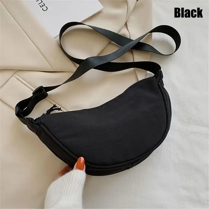 Sac à bandoulière en Nylon Orange pour femmes, sac de poitrine Hobos Portable et décontracté, sac so