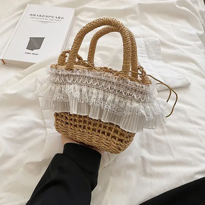 Sac bandoulière tressé élégant