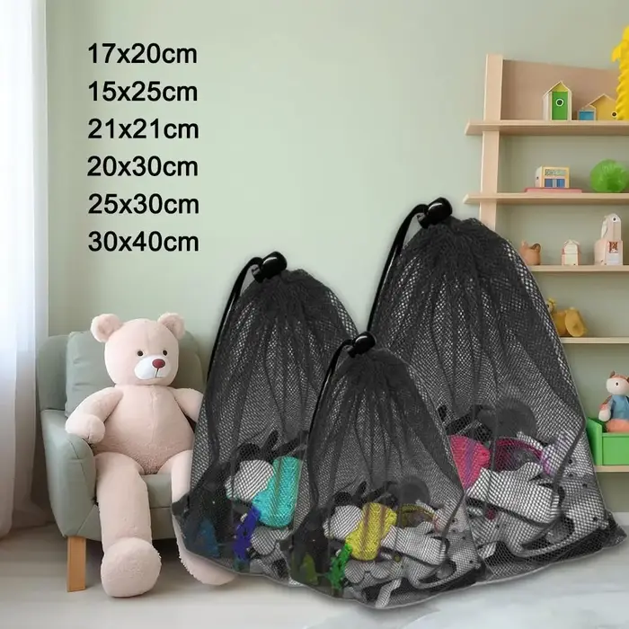 Sac à illant Respirant Portable en Nylon Noir