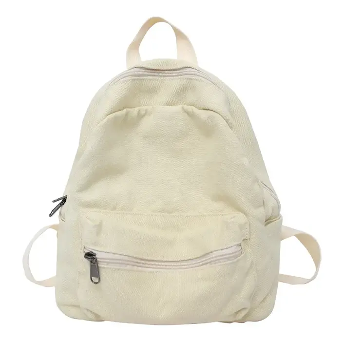 Petit sac à dos Vintage en toile, Simple, unisexe, pour femmes et hommes, pour adolescentes, jeunes
