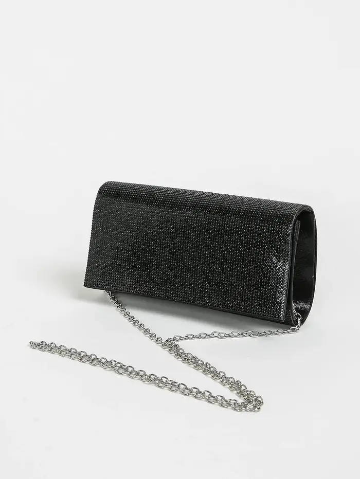 Pochette de soirée en strass scintillants pour femmes, pochette de soirée scintillante, sac à main b