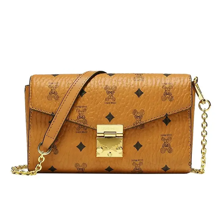 Sac à langer vintage de créateur classique : élégant sac messager bandoulière pour femme