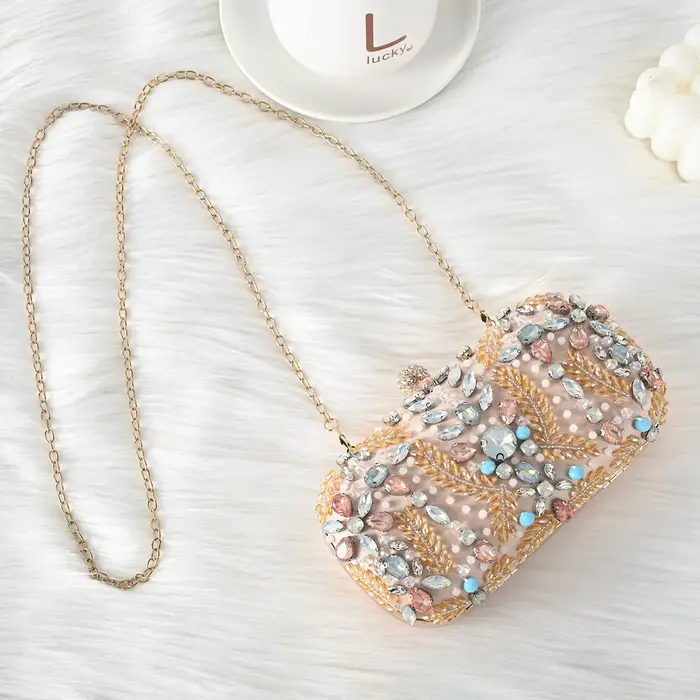 Sac à main de luxe en perles pour femmes